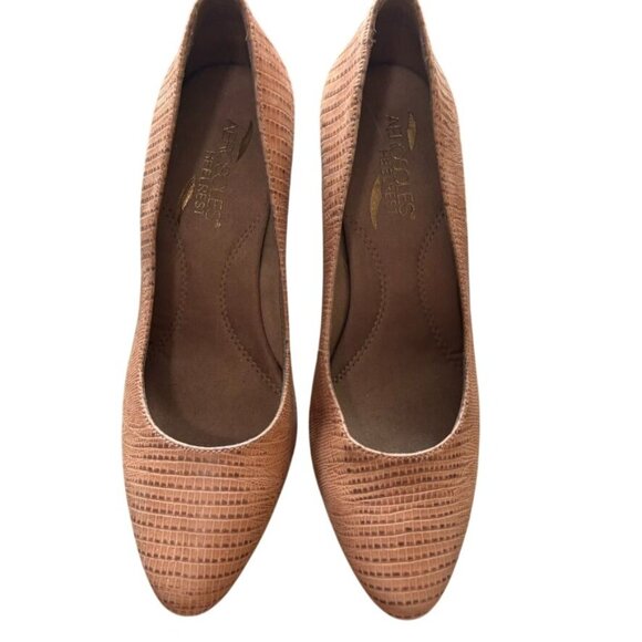 Aerosoles Heel Rest Womens Closed-Toe Block Heel Pumps Size 8 Faux Leather - Picture 8 of 8